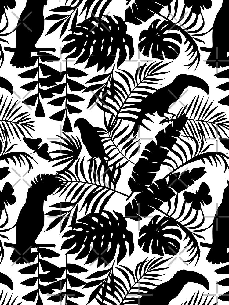 Tropical Forest Silhouette digital art by GL Digital Artwork T-Shirts, Hoodie, Sweatshirt | BlankRebels.com (Image 2)