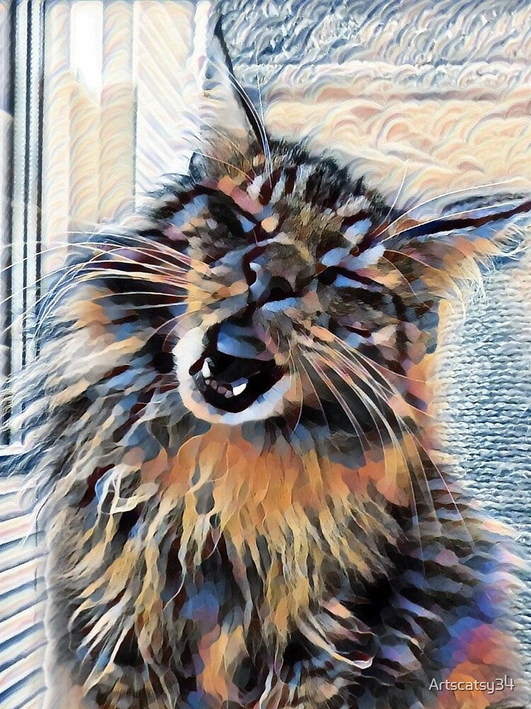 Drawn cat by Artscatsy34 T-Shirts, Hoodie, Sweatshirt | BlankRebels.com (Image 2)