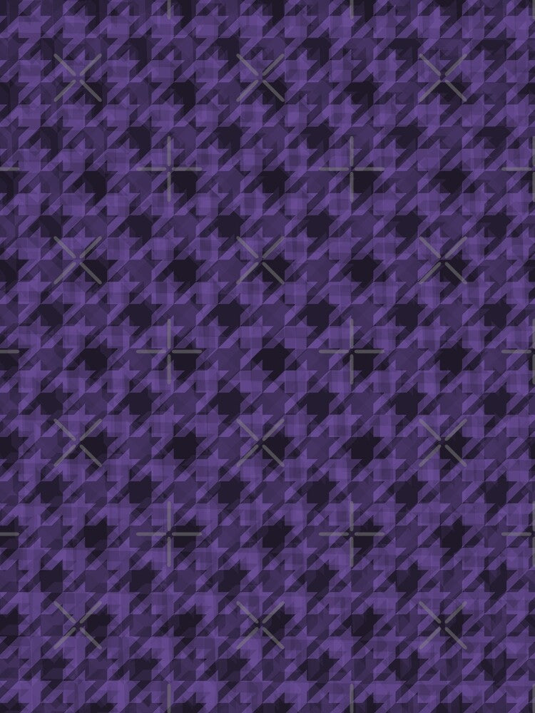 HOUNDSTOOTH CAMOUFLAGE PURPLE by Aries Custom T-Shirts, Hoodie, Sweatshirt | BlankRebels.com (Image 2)