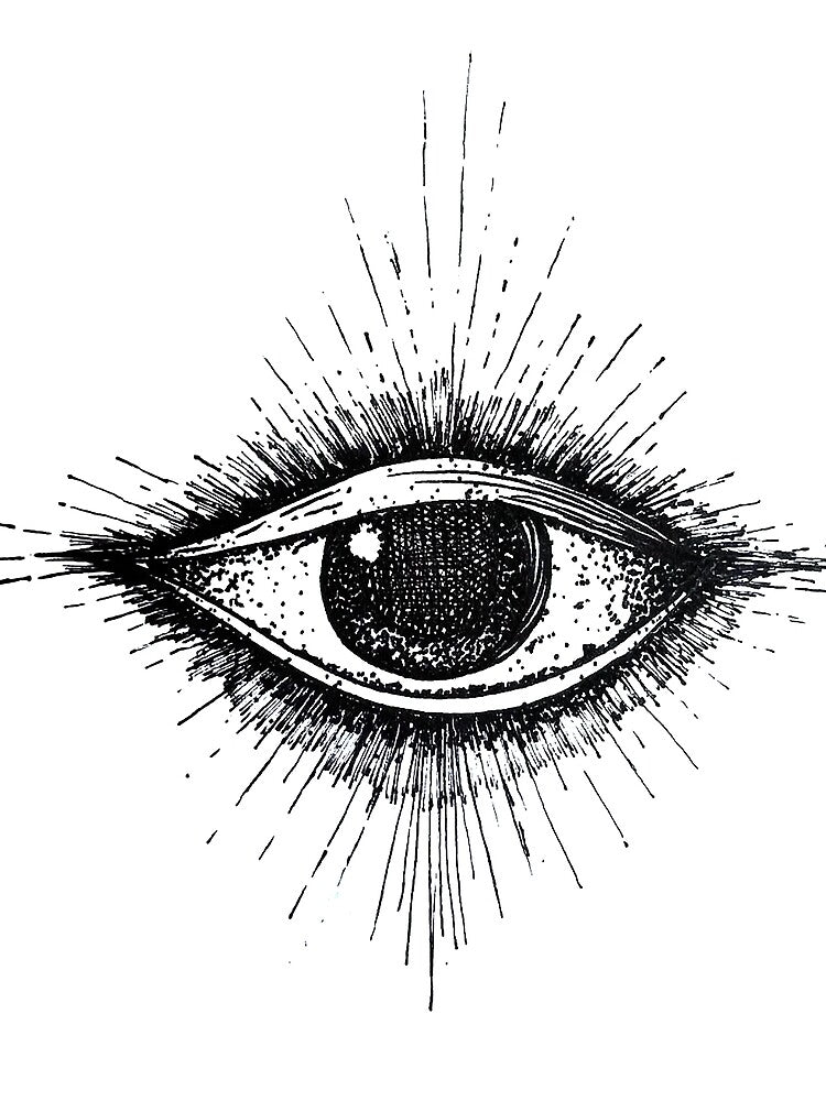 Engraved style eye by Noctus89 T-Shirts, Hoodie, Sweatshirt | BlankRebels.com (Image 2)