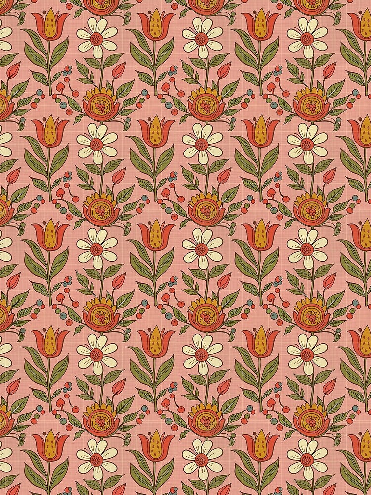 Vintage Bloom – Seamless Floral Pattern by tviyluv T-Shirts, Hoodie, Sweatshirt | BlankRebels.com (Image 2)