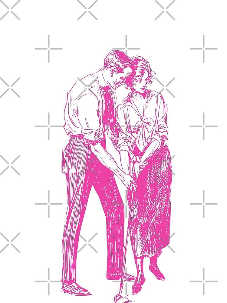 Romantic Vintage Couple Sketch by AS-Graphics