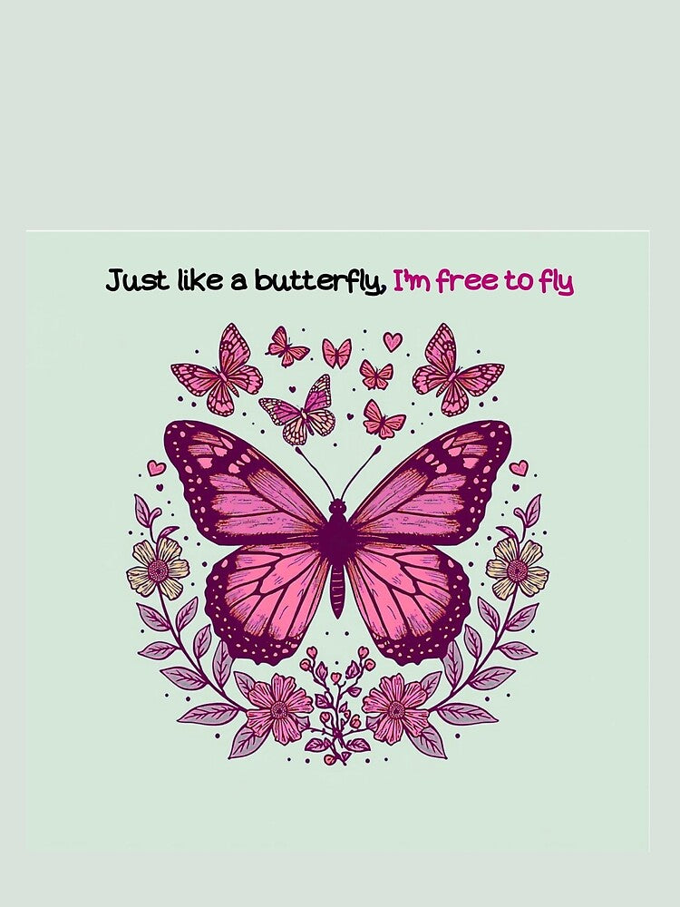 Free to Fly Butterfly Bloom by StarPicks T-Shirts, Hoodie, Sweatshirt | BlankRebels.com (Image 2)