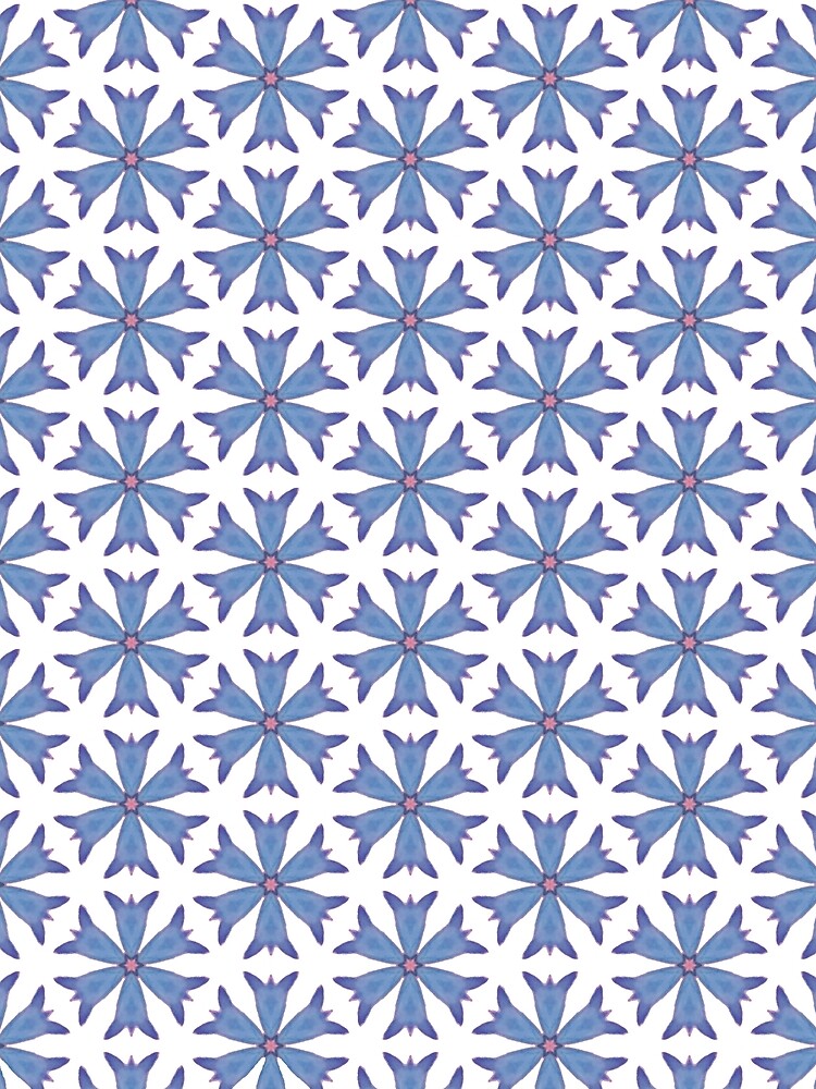 Blue agapanthus pattern by LittleBettyMakes T-Shirts, Hoodie, Sweatshirt | BlankRebels.com (Image 2)