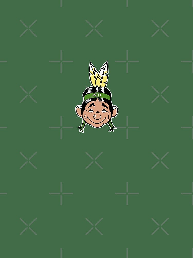 ND Sioux Retro Mascot by JohnnyMacK