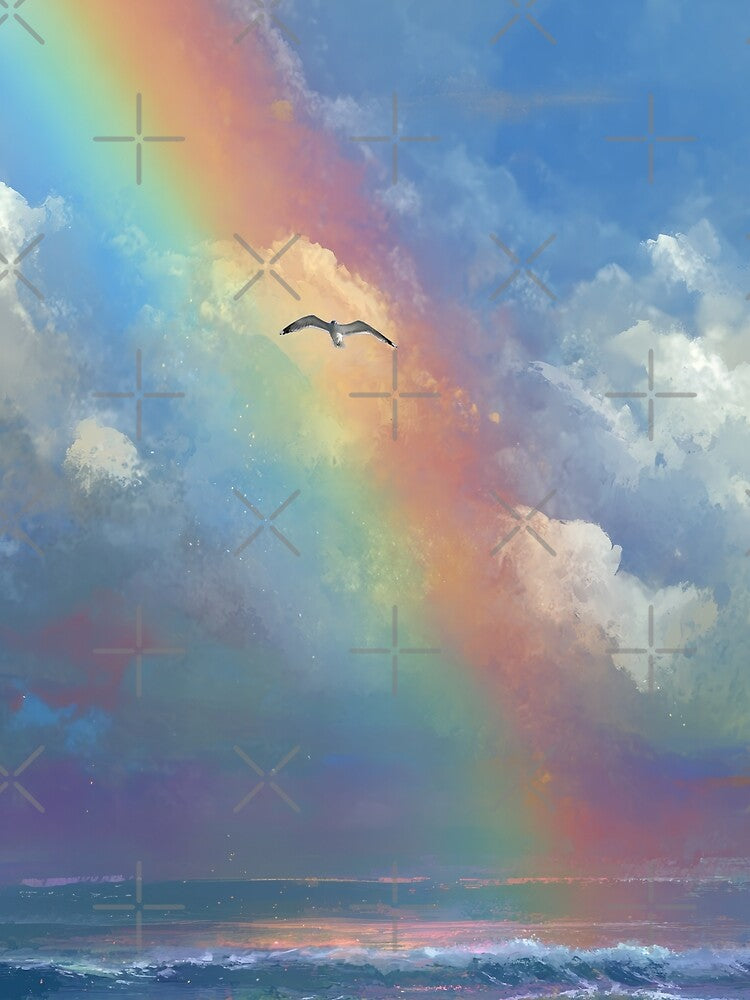 Rainbow ocean by ArtfulPlay T-Shirts, Hoodie, Sweatshirt | BlankRebels.com (Image 2)