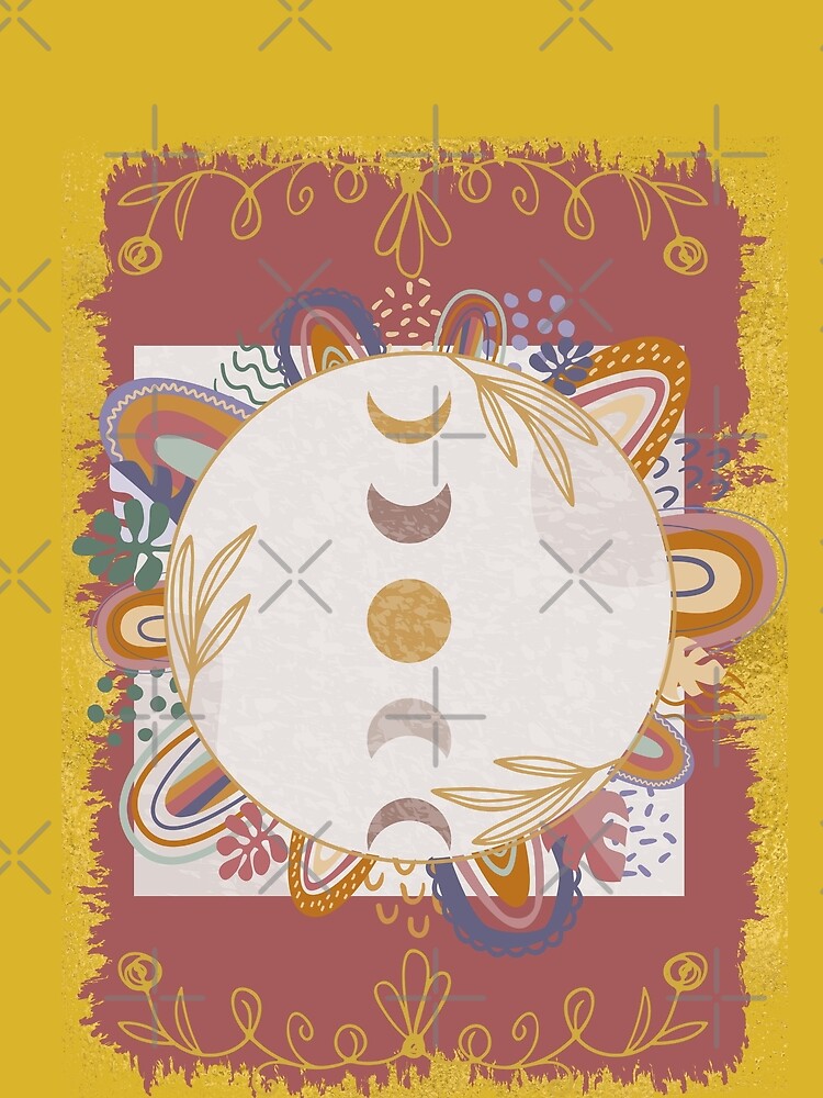 Moon Cycle Boho Print T-Shirts, Hoodie, Sweatshirt