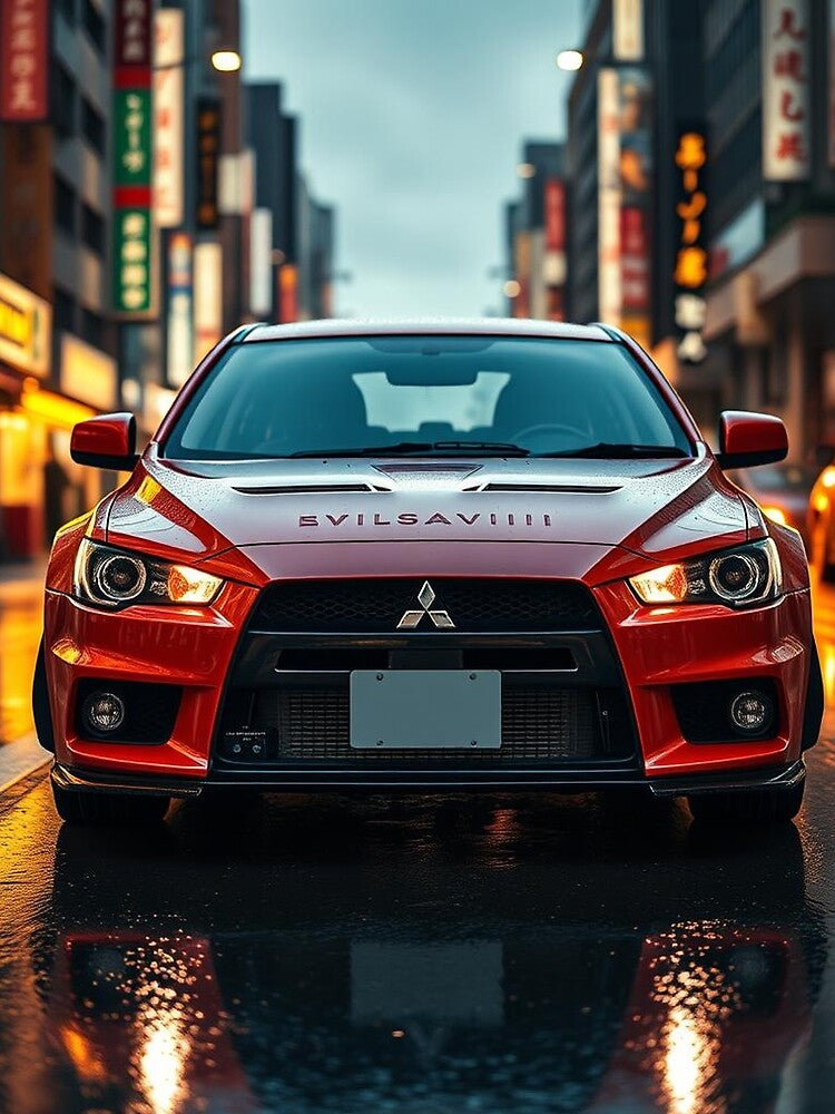 Mitsubishi Lancer Evolution VI — Classic Poster by DoaGarage