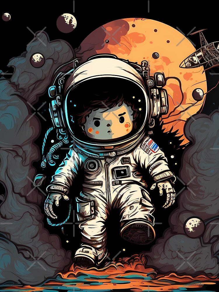 Cute Astronaut by Tnerv T-Shirts, Hoodie, Sweatshirt | BlankRebels.com (Image 2)