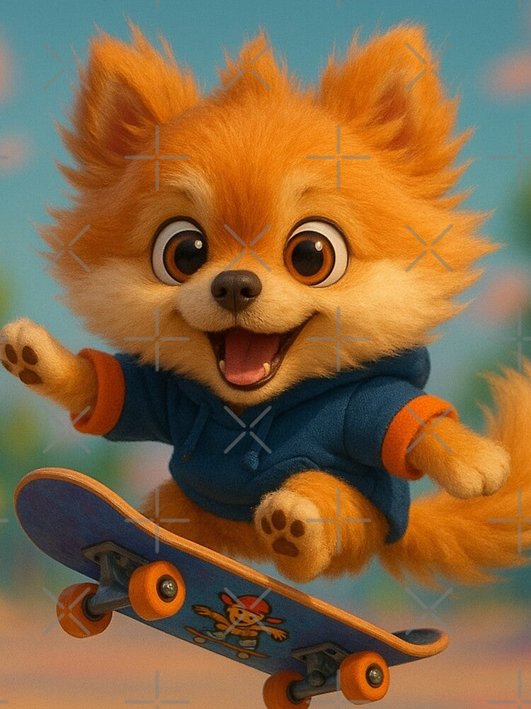 Skater Maltipom by Sillytoe T-Shirts, Hoodie, Sweatshirt | BlankRebels.com (Image 2)