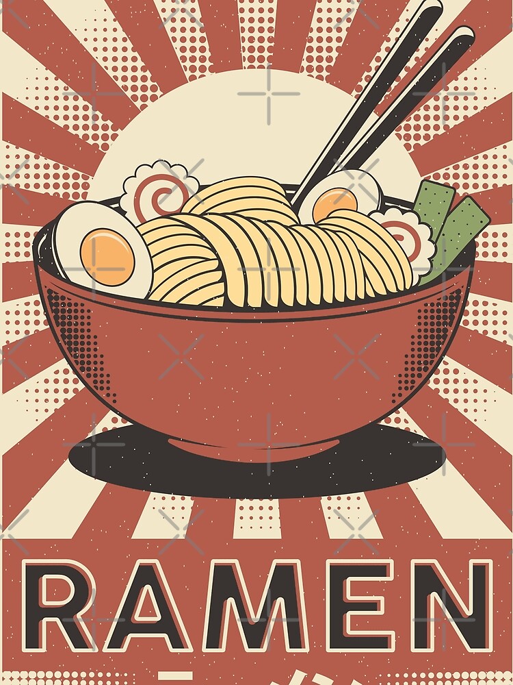 Retro Vintage Japanese Ramen Noodles by helenafeyre T-Shirts, Hoodie, Sweatshirt | BlankRebels.com (Image 2)