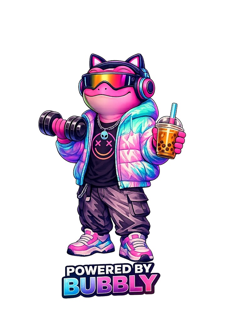 Retro Cyberpunk Frog by BlackRockX T-Shirts, Hoodie, Sweatshirt | BlankRebels.com (Image 2)