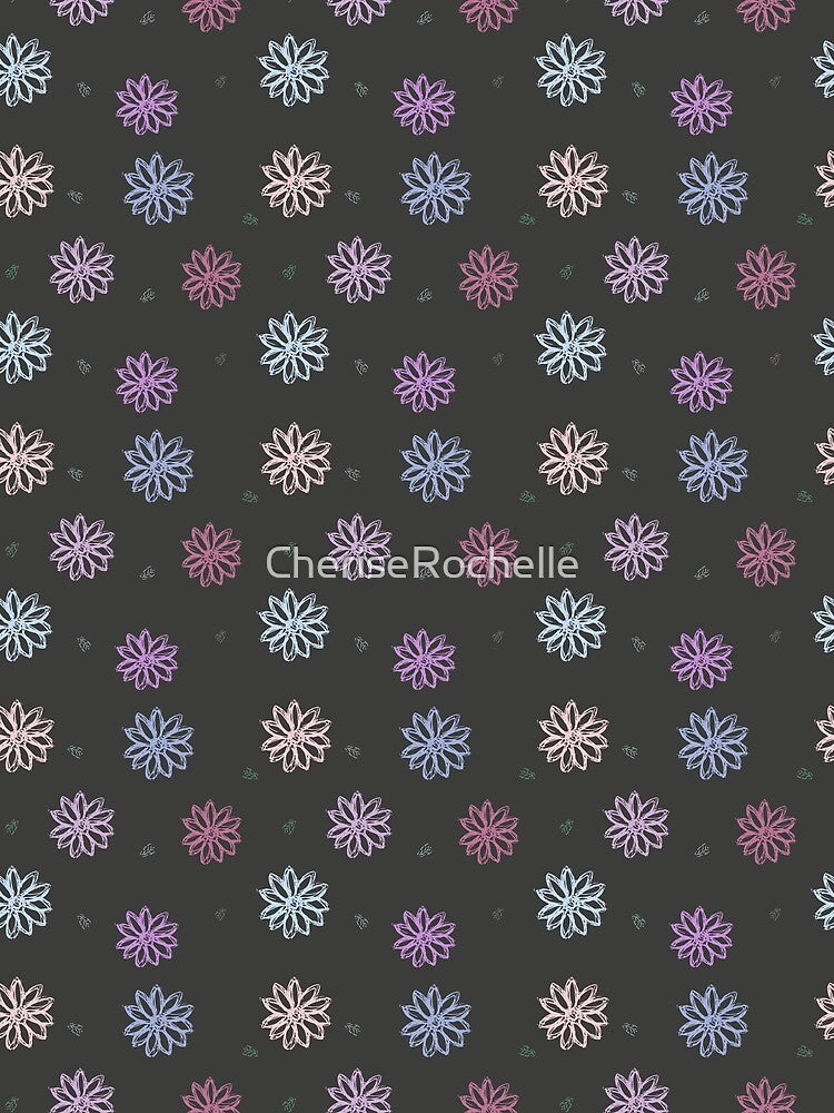 Flower scribble pattern 1 by Cherise Rochelle T-Shirts, Hoodie, Sweatshirt | BlankRebels.com (Image 2)