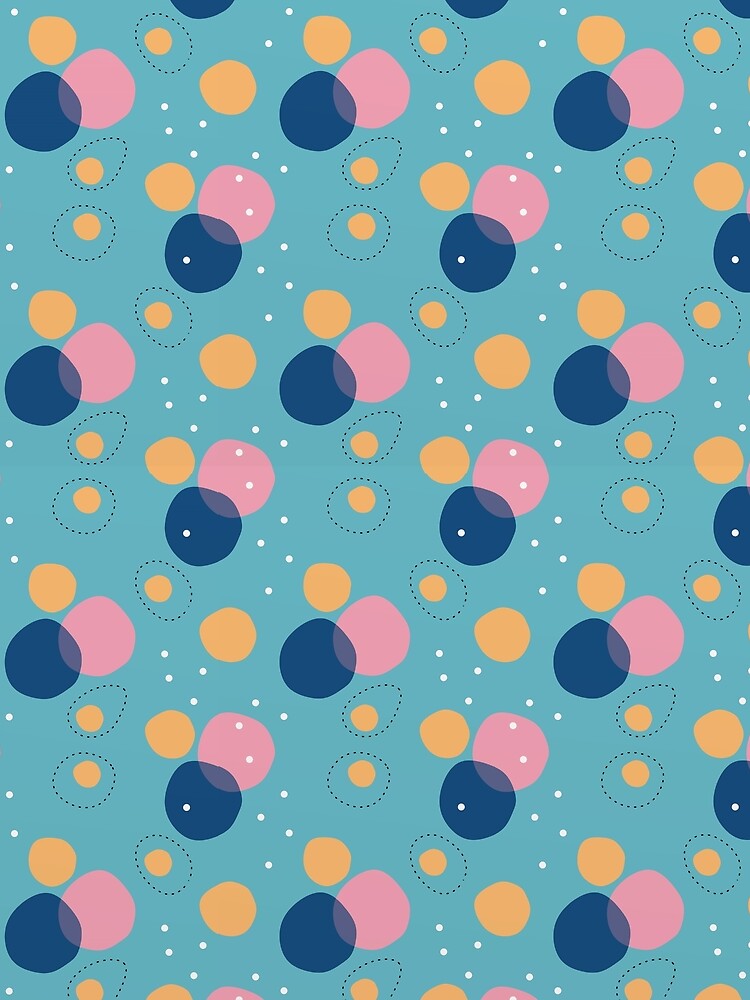 Cute circle geometric pastel colors pattern by della95 T-Shirts, Hoodie, Sweatshirt | BlankRebels.com (Image 2)