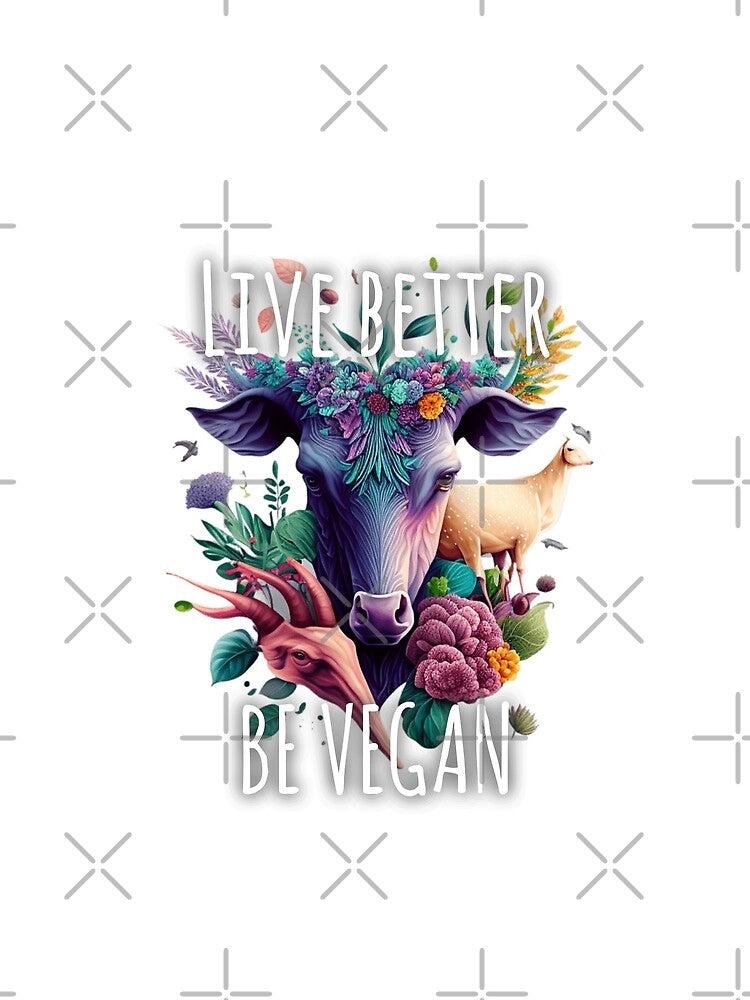 Live Better, Be Vegan - Veganism Quote by EnzoVectorism T-Shirts, Hoodie, Sweatshirt | BlankRebels.com (Image 2)