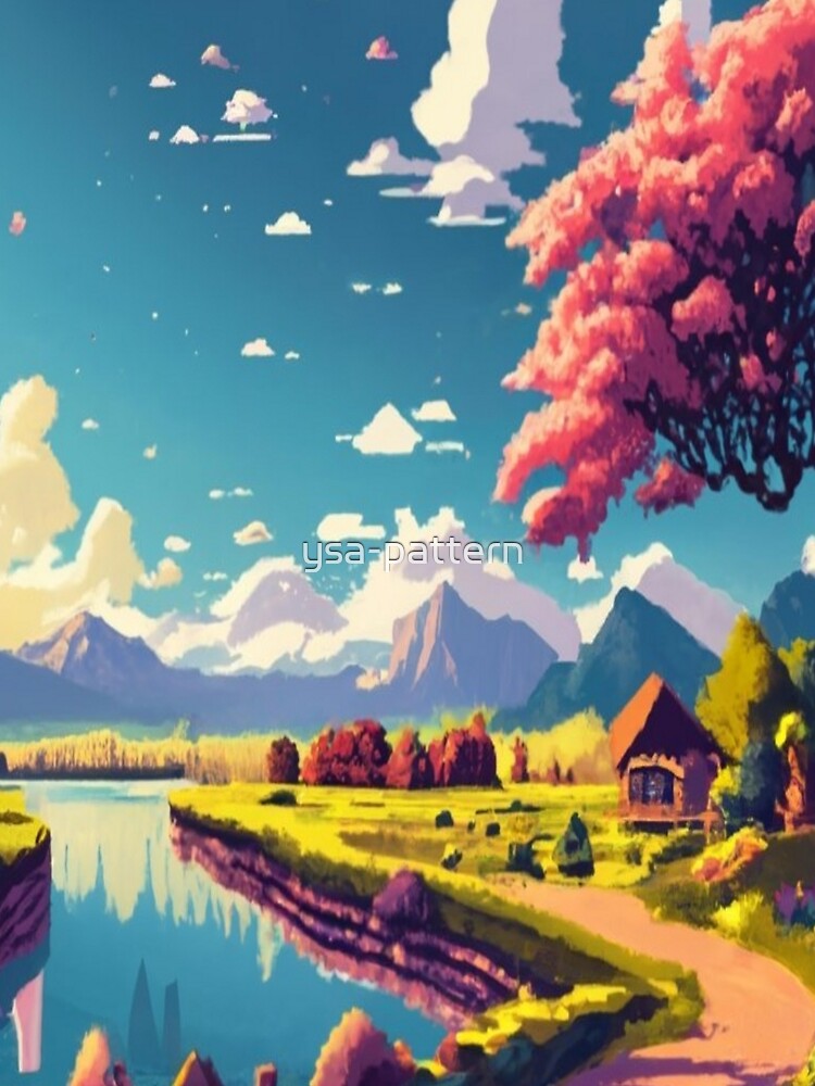 Nature's Canvas in Pixels by ysa-pattern T-Shirts, Hoodie, Sweatshirt | BlankRebels.com (Image 2)