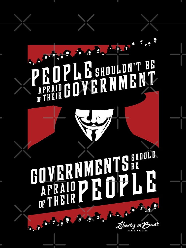 V for Vendetta by Liberty Or Bust T-Shirts, Hoodie, Sweatshirt | BlankRebels.com (Image 2)