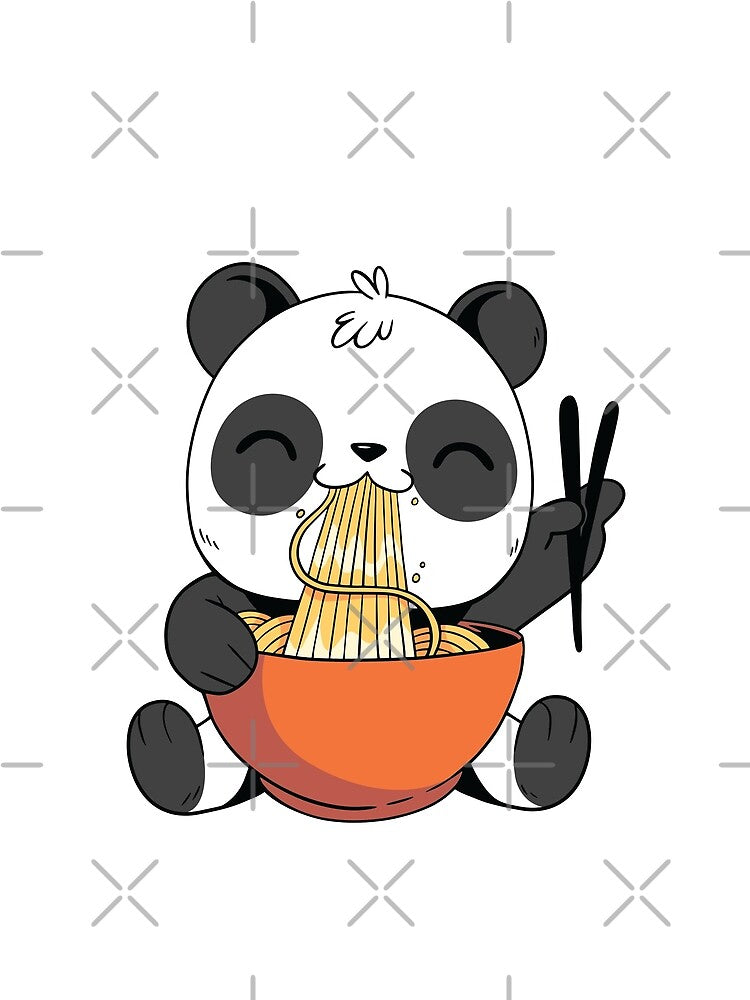 Cute Panda Eating Ramen by OnepixArt T-Shirts, Hoodie, Sweatshirt | BlankRebels.com (Image 2)