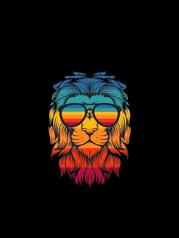 Lion Retro T-Shirts, Hoodie, Sweatshirt