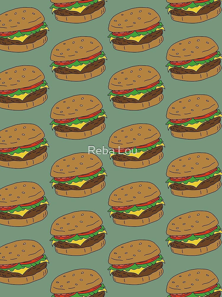 Burger (Sage) by Reba Lou T-Shirts, Hoodie, Sweatshirt | BlankRebels.com (Image 2)