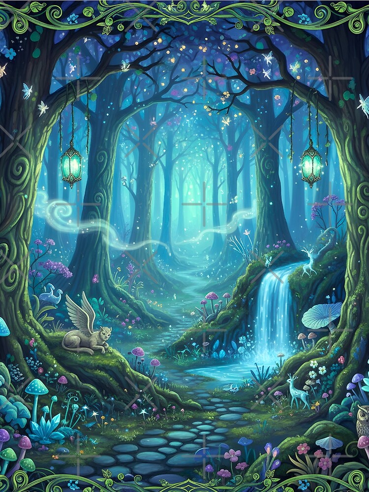 AN ENCHANTED FOREST by infinitearte T-Shirts, Hoodie, Sweatshirt | BlankRebels.com (Image 2)