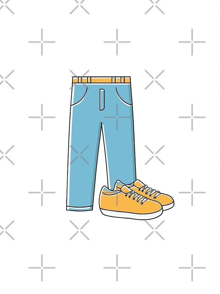Illustration of jeans and sneakers by rasagamastore T-Shirts, Hoodie, Sweatshirt | BlankRebels.com (Image 2)