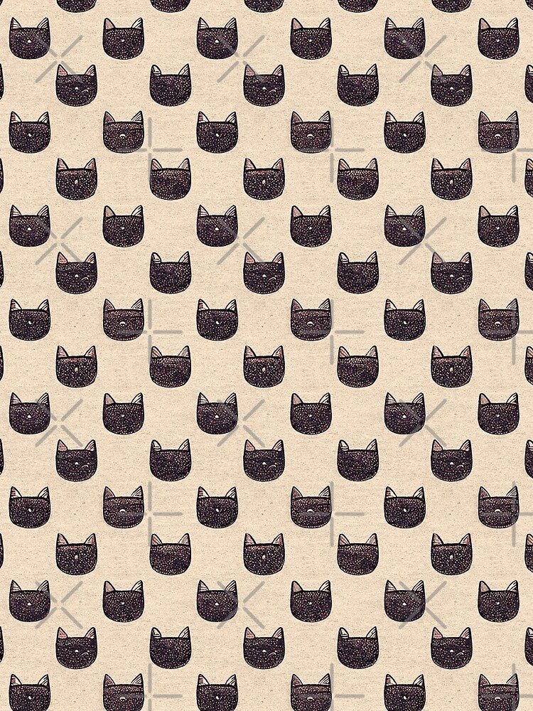 Cute Cat Pattern Art 25 Regular Grid T-Shirts, Hoodie, Sweatshirt