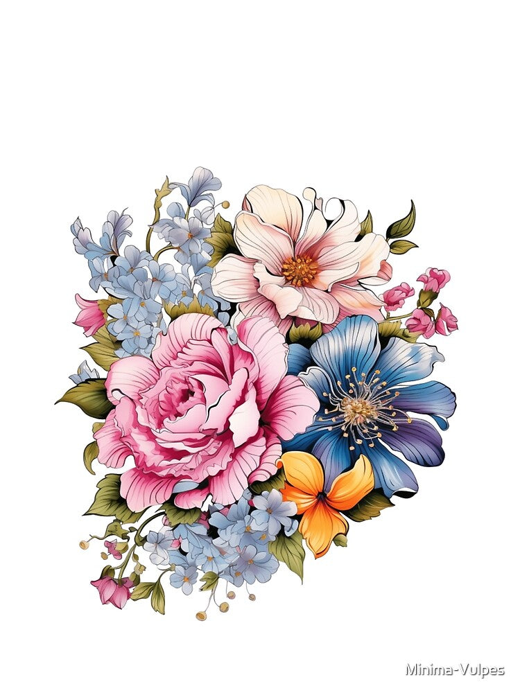 Bouquet of Florals by Minima-Vulpes T-Shirts, Hoodie, Sweatshirt | BlankRebels.com (Image 2)