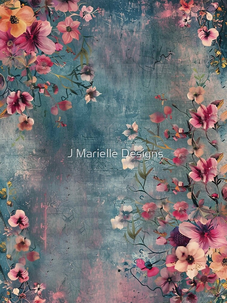 Vintage Boho Floral 1 by J Marielle Designs