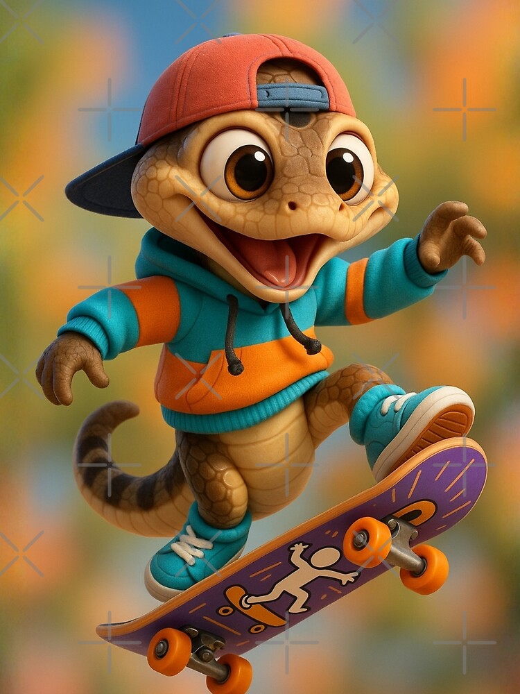 Skater Monocled Cobra by Sillytoe T-Shirts, Hoodie, Sweatshirt | BlankRebels.com (Image 2)