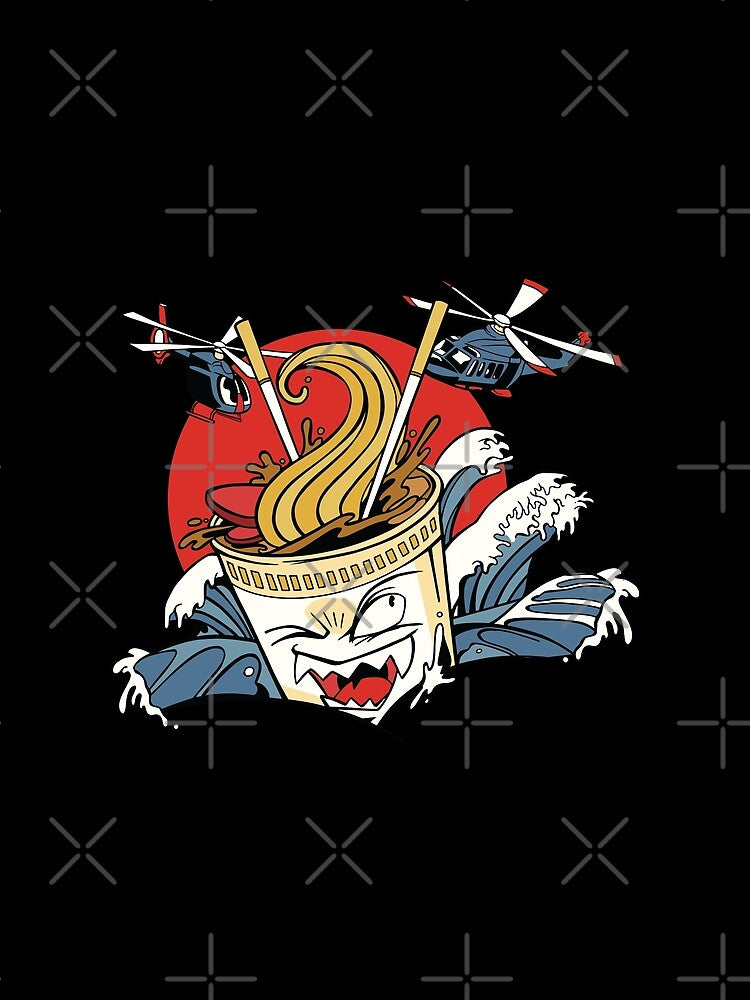 Ramen Attack In Ocean by OnepixArt T-Shirts, Hoodie, Sweatshirt | BlankRebels.com (Image 2)