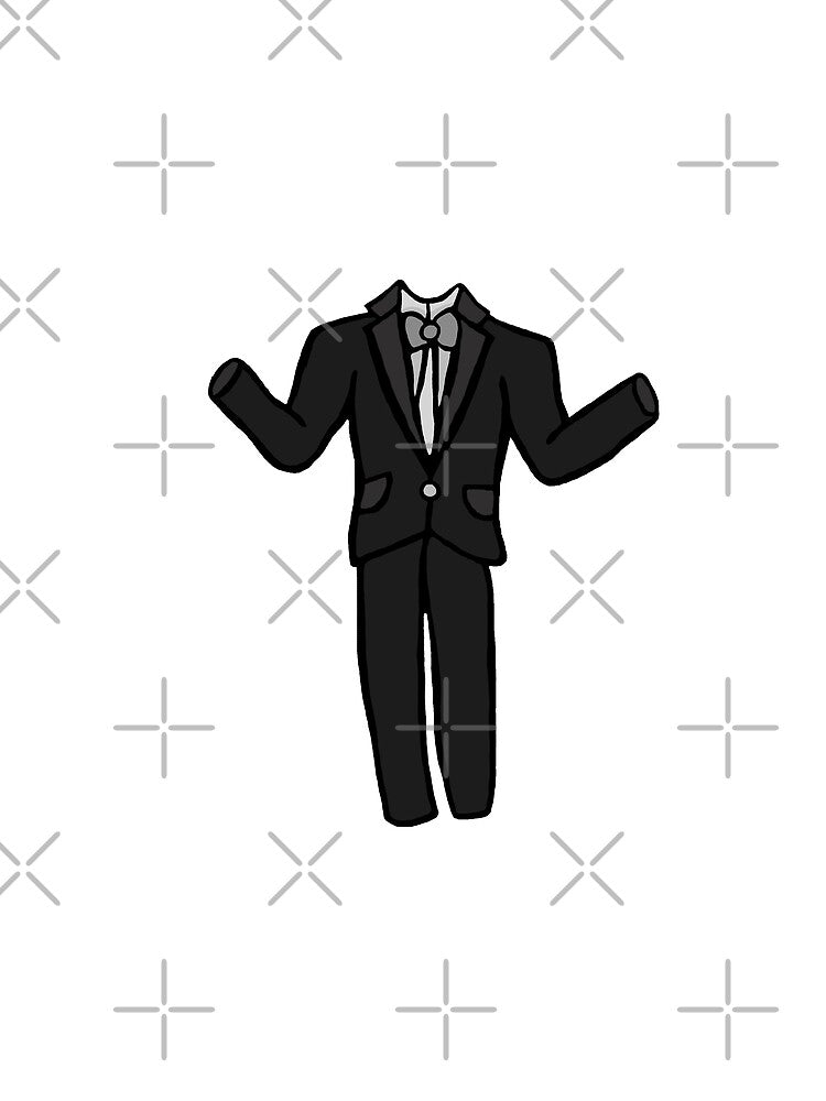 Cartoon Dark Gray Tuxedo Suit by CDPrintsDesigns T-Shirts, Hoodie, Sweatshirt | BlankRebels.com (Image 2)