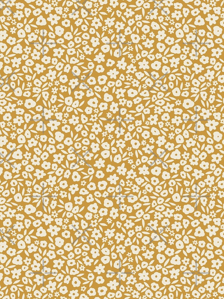 Golden Yellow Mustard Floral Flowers by Erin Kendal T-Shirts, Hoodie, Sweatshirt | BlankRebels.com (Image 2)