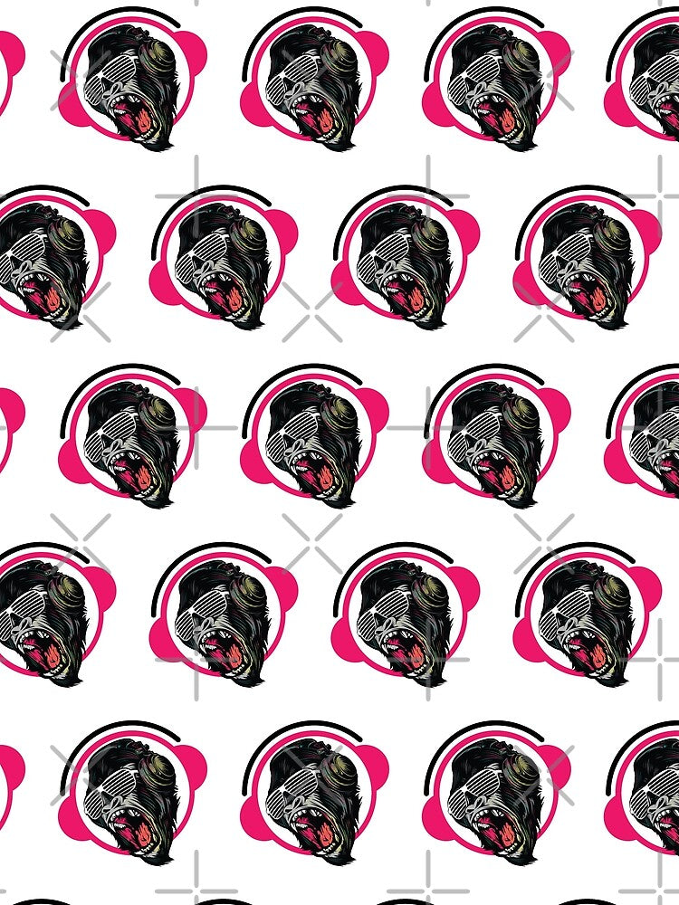 DJ monkey, Party Pattern on white by coffeeapparel T-Shirts, Hoodie, Sweatshirt | BlankRebels.com (Image 2)