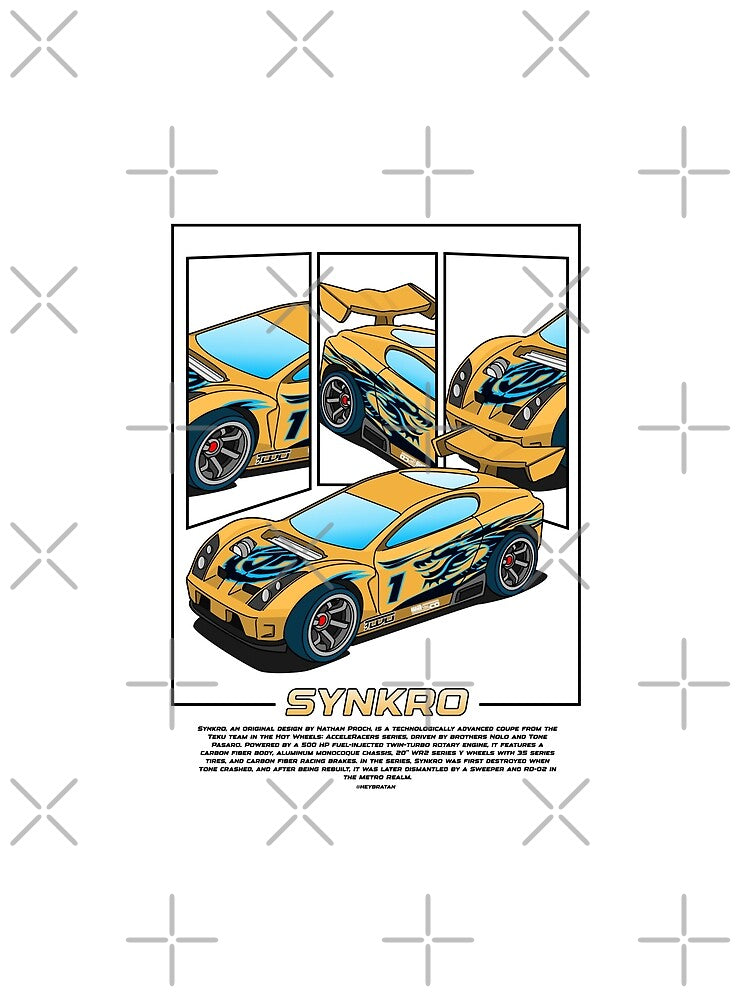 HW Acceleracers Synkro Poster Art by Heybratan T-Shirts, Hoodie, Sweatshirt | BlankRebels.com (Image 2)