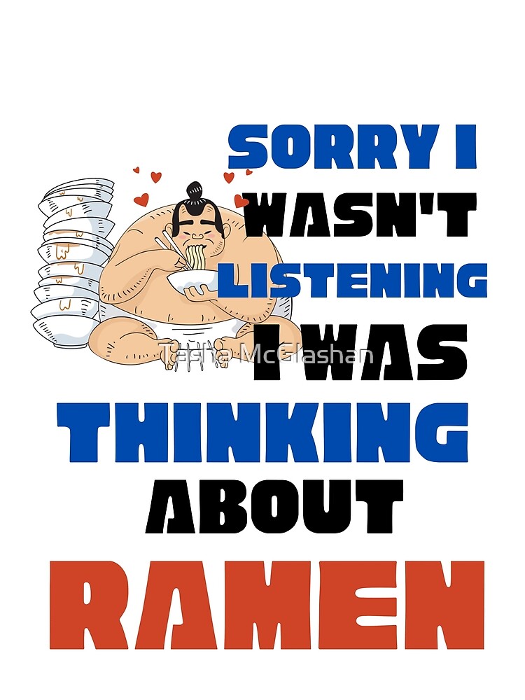 Thinking About Ramen | Ramen Lover | Ramen Noodle by Tasha McGlashan T-Shirts, Hoodie, Sweatshirt | BlankRebels.com (Image 2)
