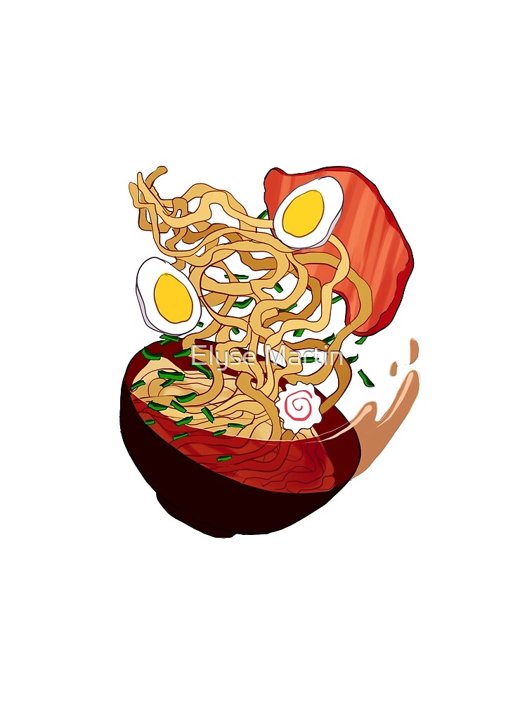 Ramen Bowl by Elyse Martin T-Shirts, Hoodie, Sweatshirt | BlankRebels.com (Image 2)