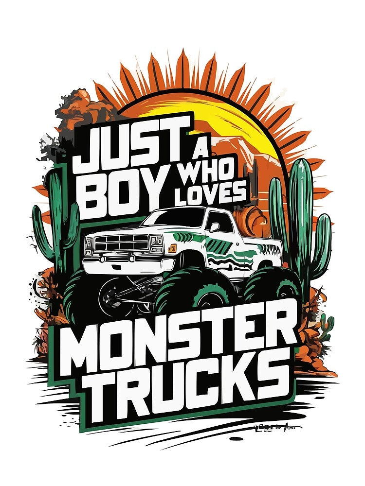 Just a boy who loves trucks by Enamy-DaD T-Shirts, Hoodie, Sweatshirt | BlankRebels.com (Image 2)