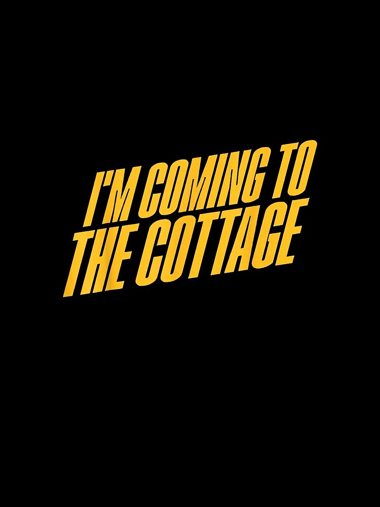 I'M Coming To The Cottage Lover Romance Hockey Couple Funny by ohmylore-arts