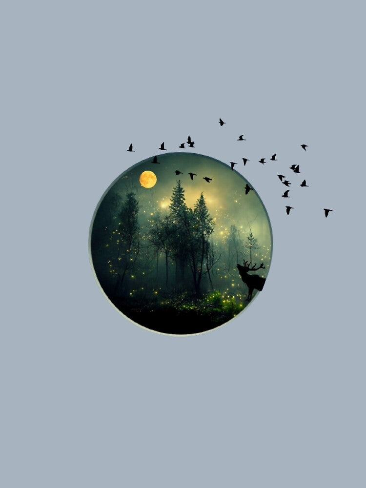 Night forest by MArtex T-Shirts, Hoodie, Sweatshirt | BlankRebels.com (Image 2)