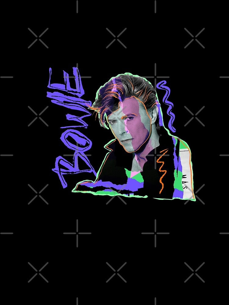 DAVID B 80S STYLE COLORS BLACK BACKGROUND by DiscoDiscoMx T-Shirts, Hoodie, Sweatshirt | BlankRebels.com (Image 2)