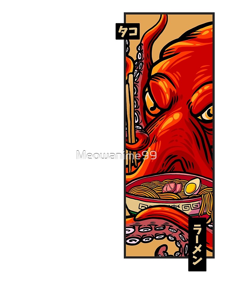 octopus ramen japan by Meowanime99 T-Shirts, Hoodie, Sweatshirt | BlankRebels.com (Image 2)