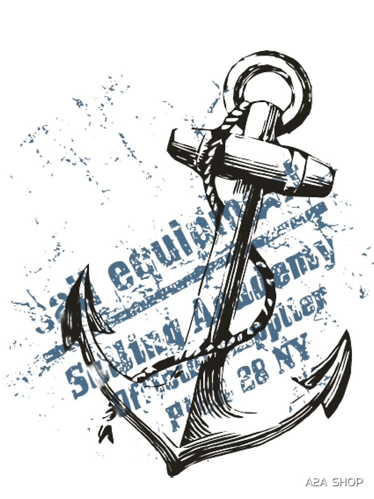 Anchor grunge by A2A  SHOP T-Shirts, Hoodie, Sweatshirt | BlankRebels.com (Image 2)