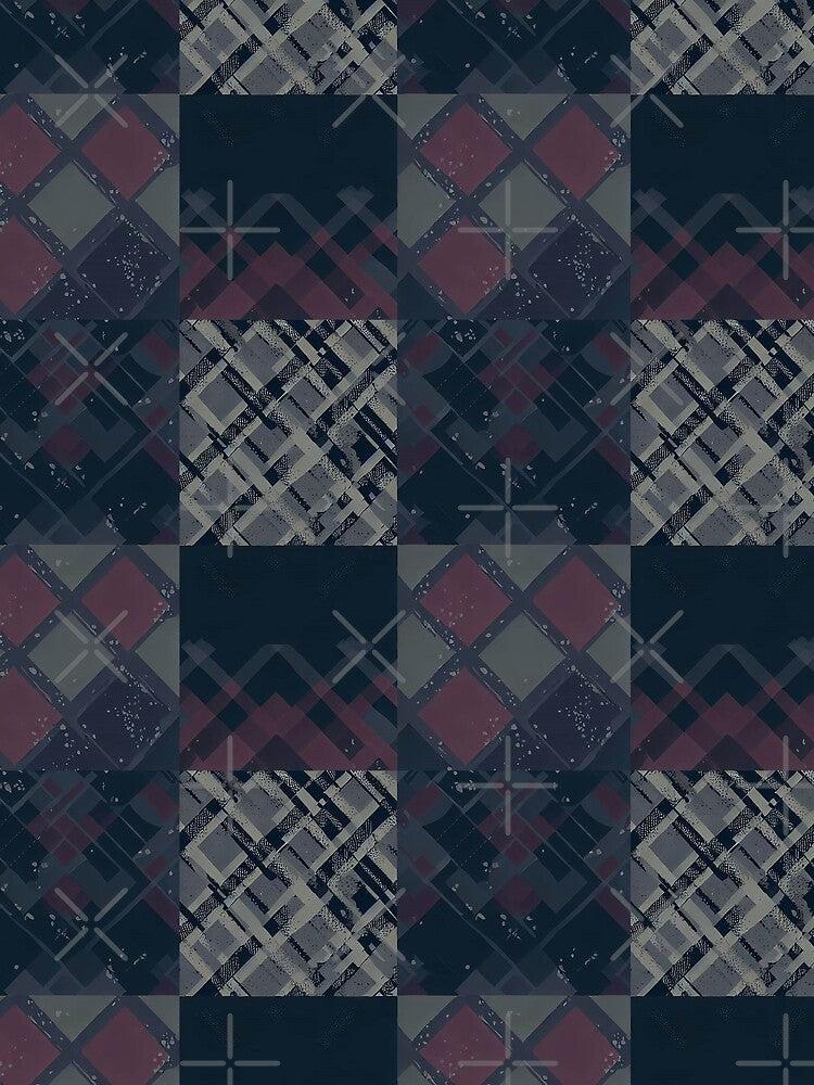 Grunge Patchwork in Grey by SamJanner T-Shirts, Hoodie, Sweatshirt | BlankRebels.com (Image 2)