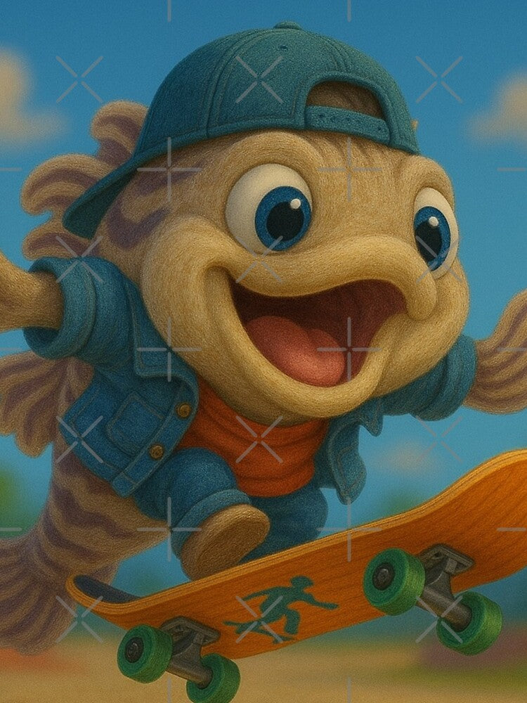 Skater Ocean Pout by Sillytoe T-Shirts, Hoodie, Sweatshirt | BlankRebels.com (Image 2)