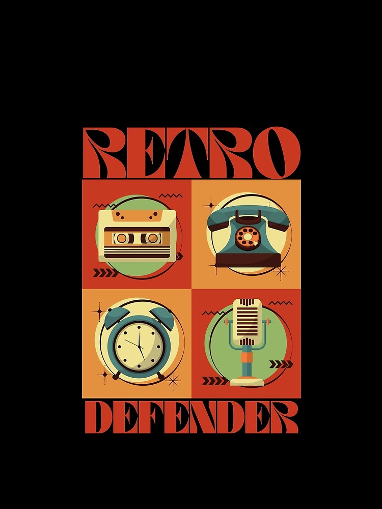 Retro Defender Retro 70s 60s Aesthetics by CyberArtistOne T-Shirts, Hoodie, Sweatshirt | BlankRebels.com (Image 2)