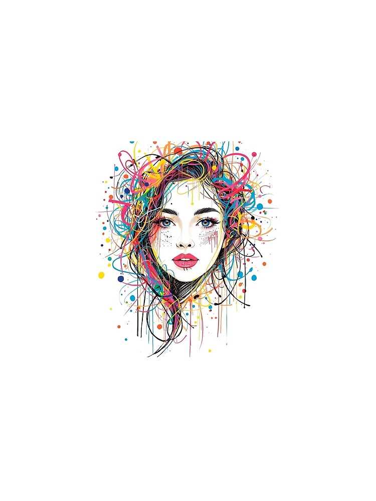 Artistic Face Sketch by FunAndArtist T-Shirts, Hoodie, Sweatshirt | BlankRebels.com (Image 2)