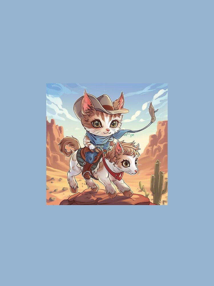 Adorable Cowboy Cat on Horse by Line-Creations T-Shirts, Hoodie, Sweatshirt | BlankRebels.com (Image 2)