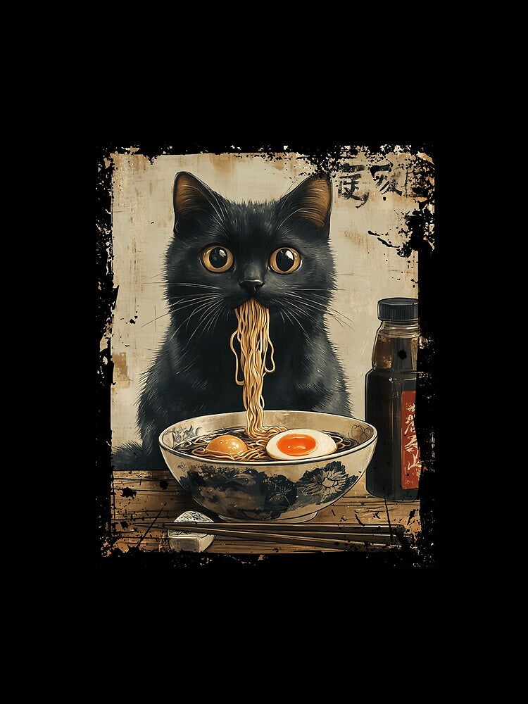 Cat Ramen Japanese by tinglatoravi T-Shirts, Hoodie, Sweatshirt | BlankRebels.com (Image 2)