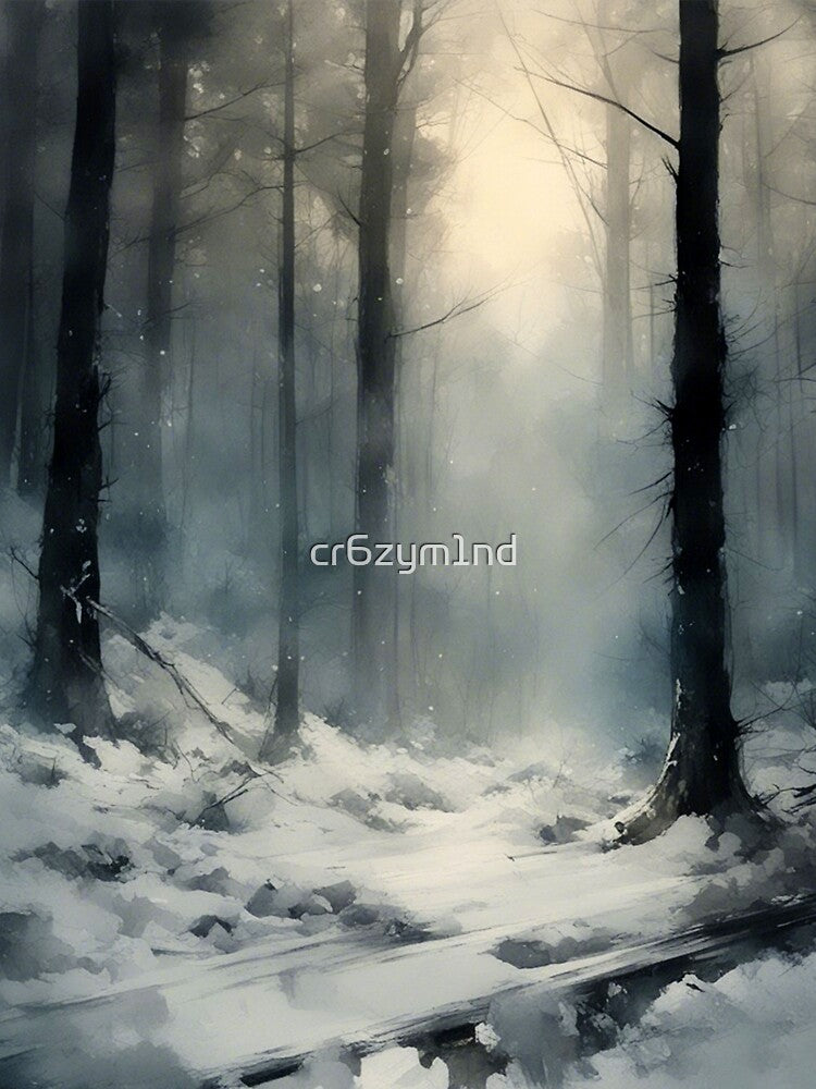 Whimsical Winter Forest by cr6zym1nd T-Shirts, Hoodie, Sweatshirt | BlankRebels.com (Image 2)